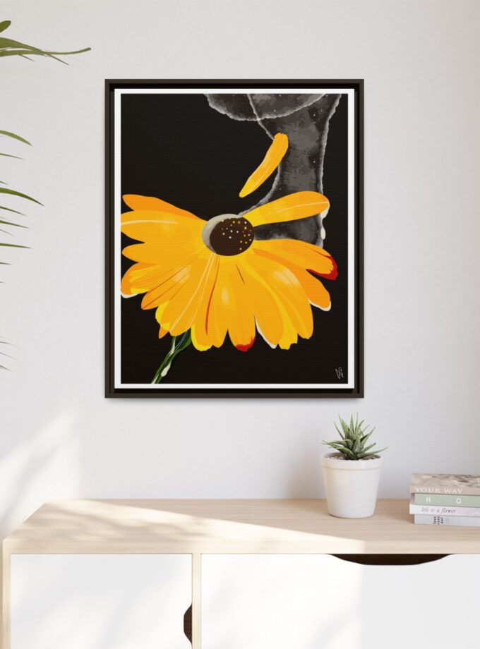 Defrozing Canvas, Framed