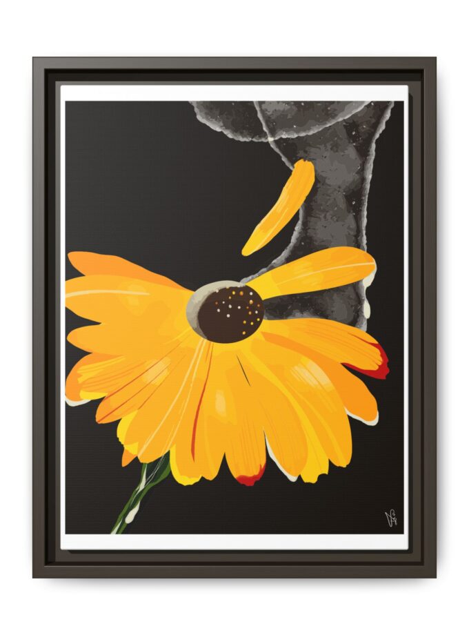 Defrozing Canvas, Framed