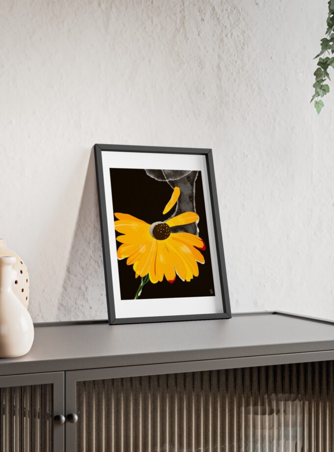 Defrozing Poster, Framed