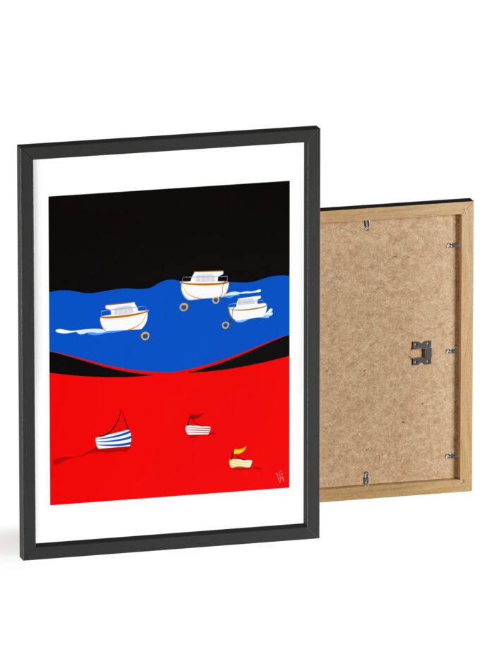 Two Worlds Poster, Framed