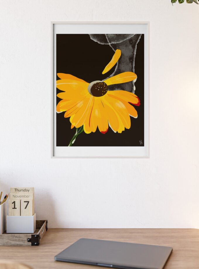 Defrozing Poster, Framed