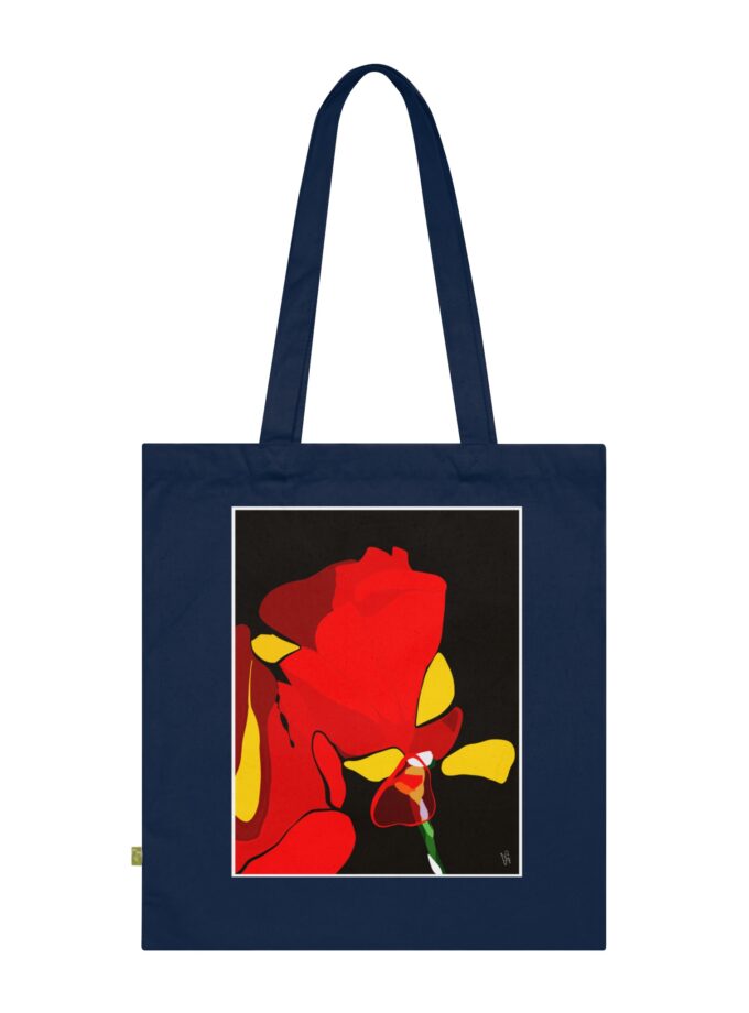 Red Soaked Tote Bag