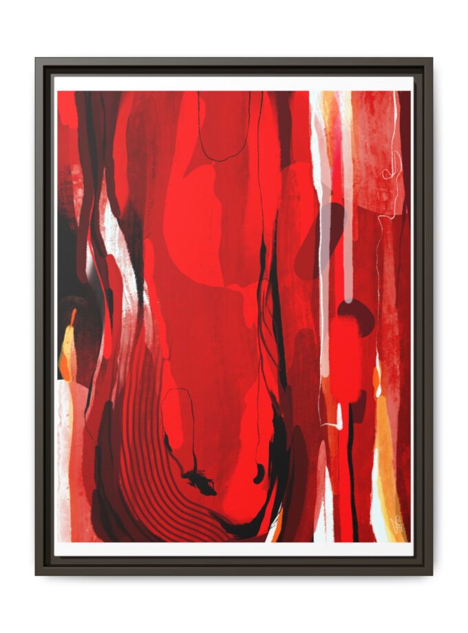 Dirty Work Canvas, Framed