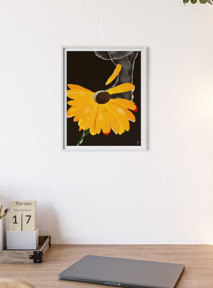 Defrozing Poster, Framed