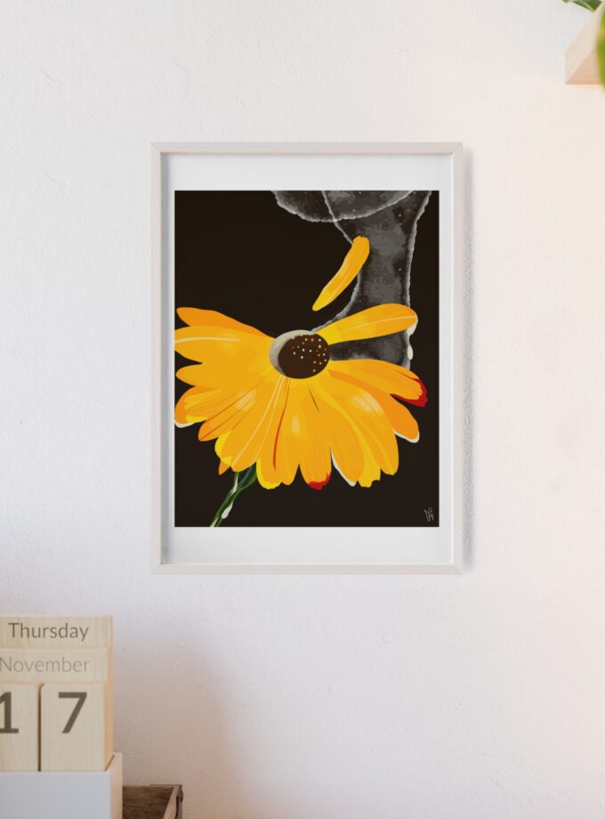 Defrozing Poster, Framed