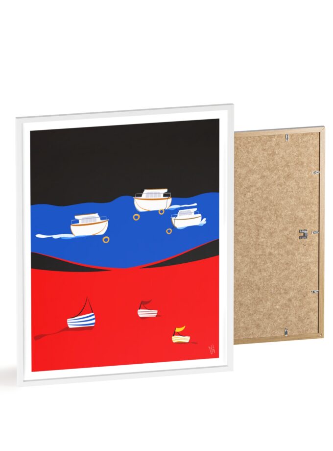 Two Worlds Poster, Framed