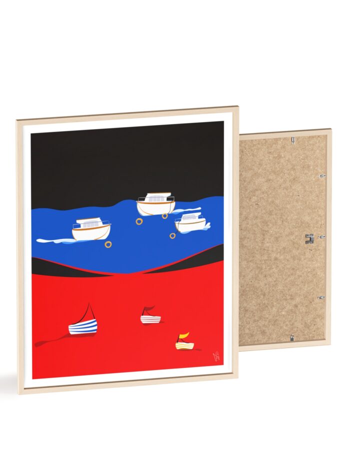 Two Worlds Poster, Framed