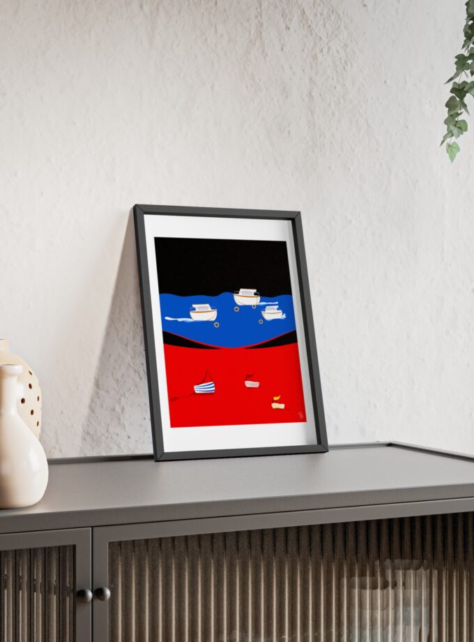 Two Worlds Poster, Framed