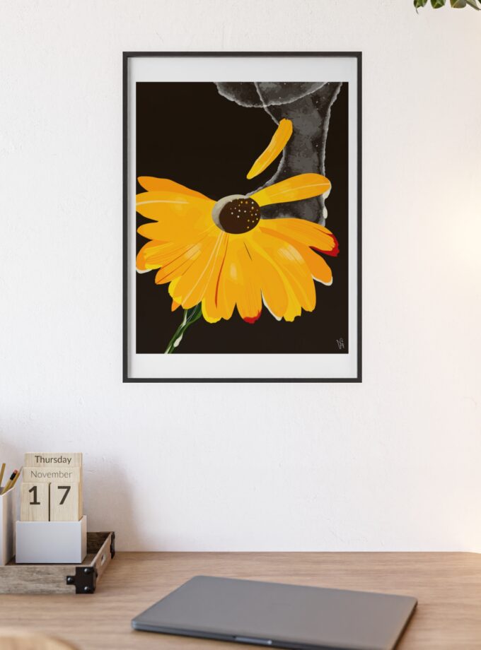 Defrozing Poster, Framed