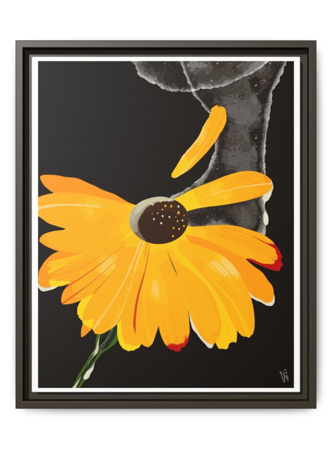 Defrozing Canvas, Framed