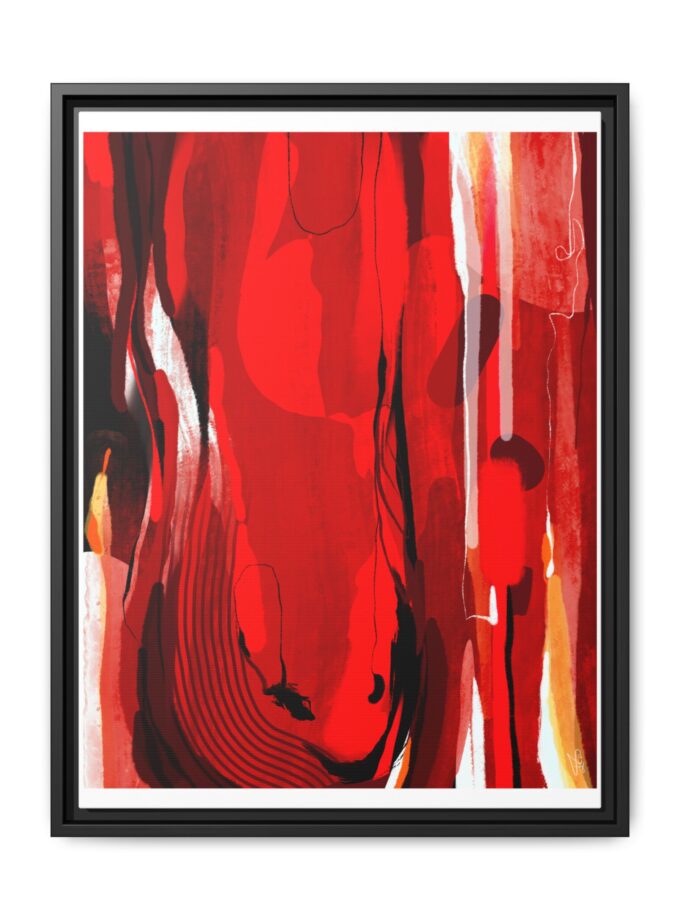 Dirty Work Canvas, Framed