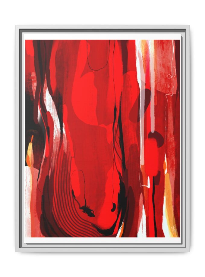 Dirty Work Canvas, Framed