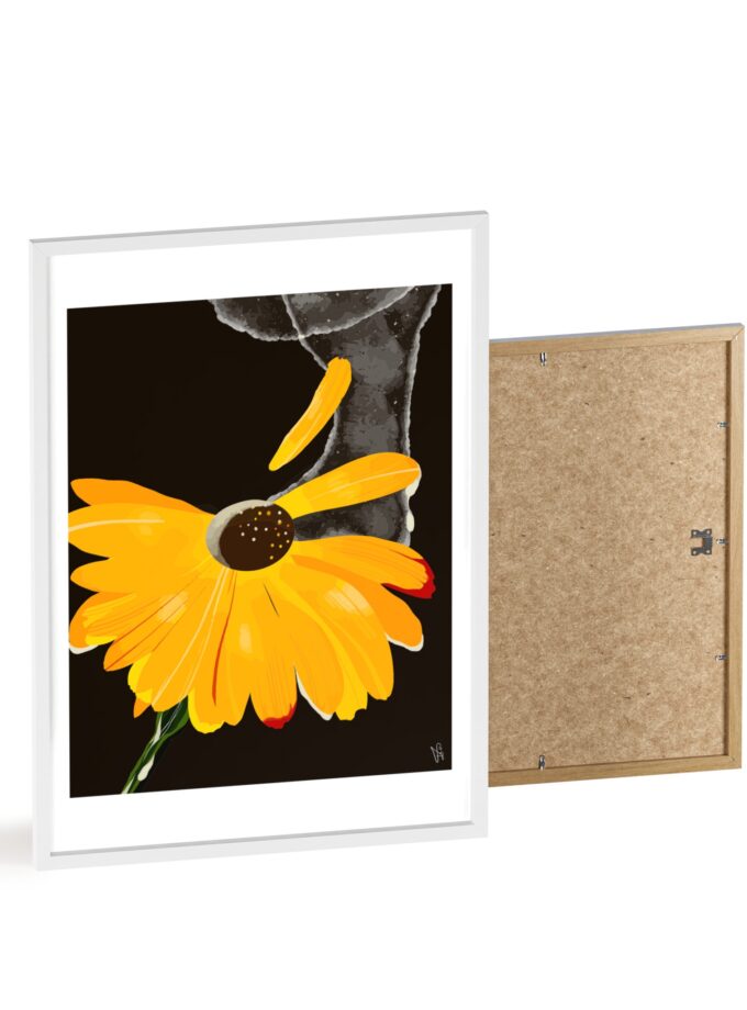 Defrozing Poster, Framed