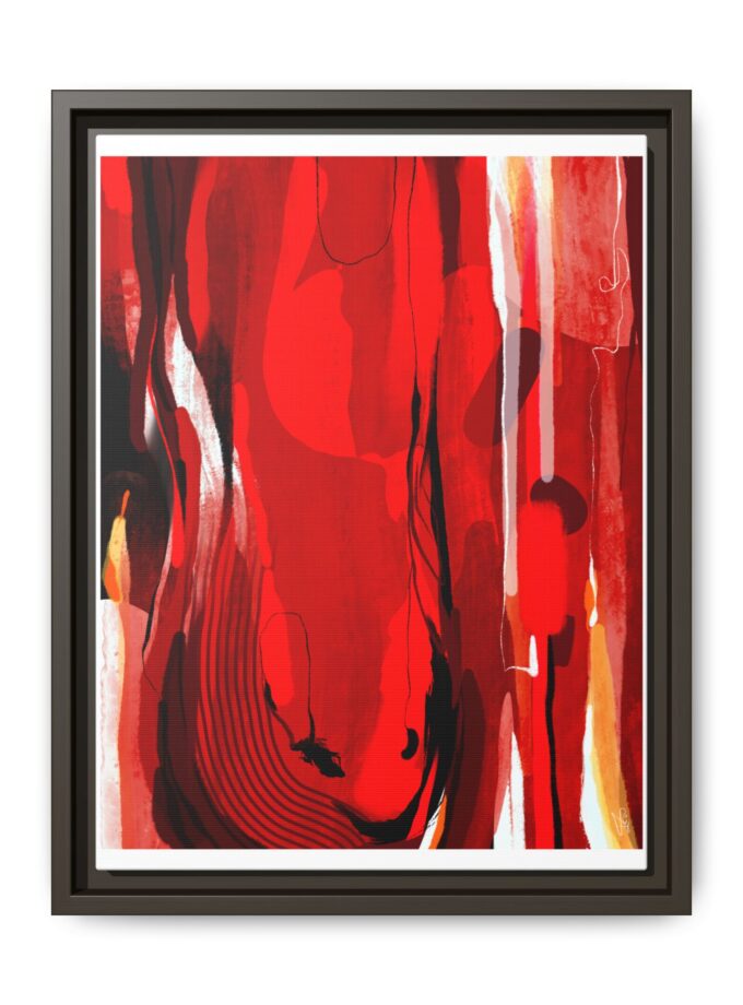 Dirty Work Canvas, Framed