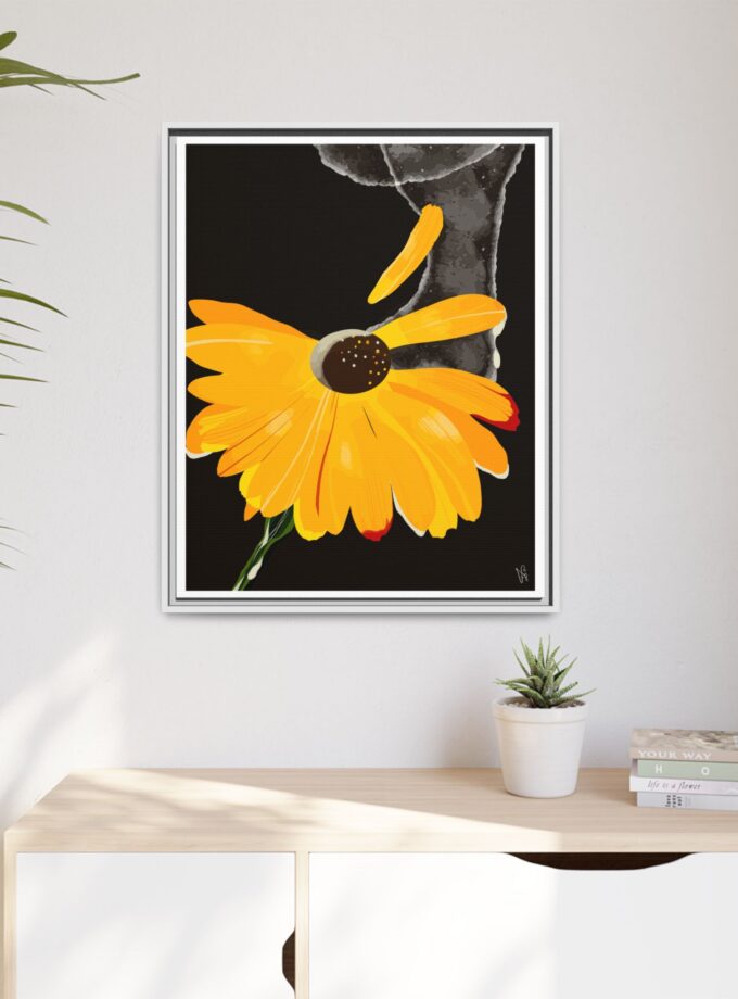 Defrozing Canvas, Framed