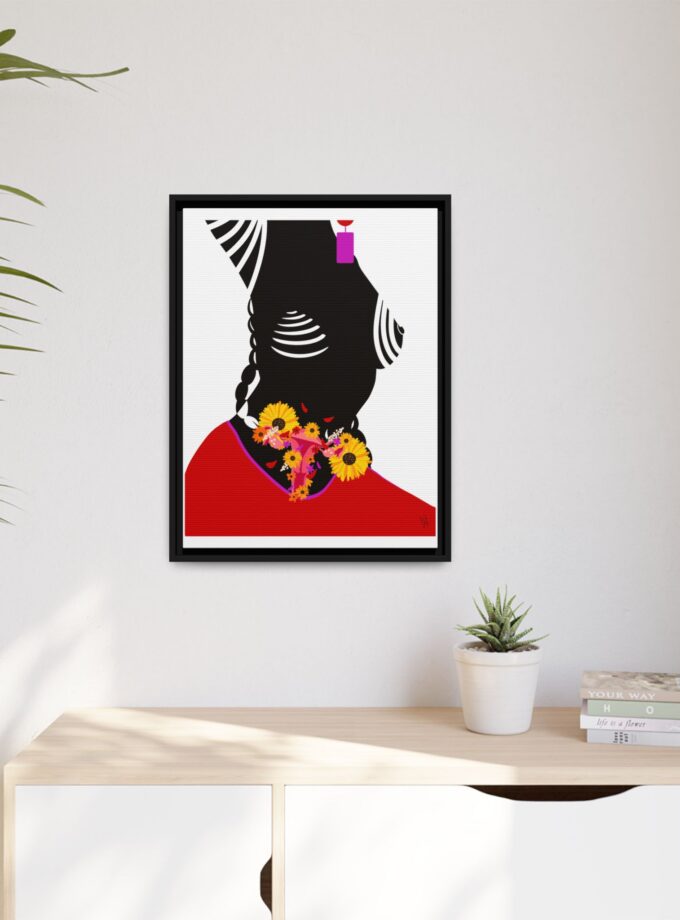 Coming Back Canvas, Framed