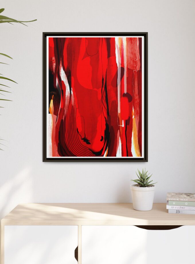 Dirty Work Canvas, Framed