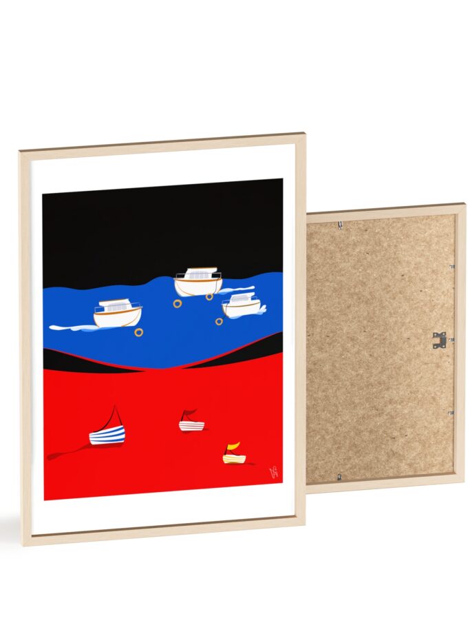 Two Worlds Poster, Framed