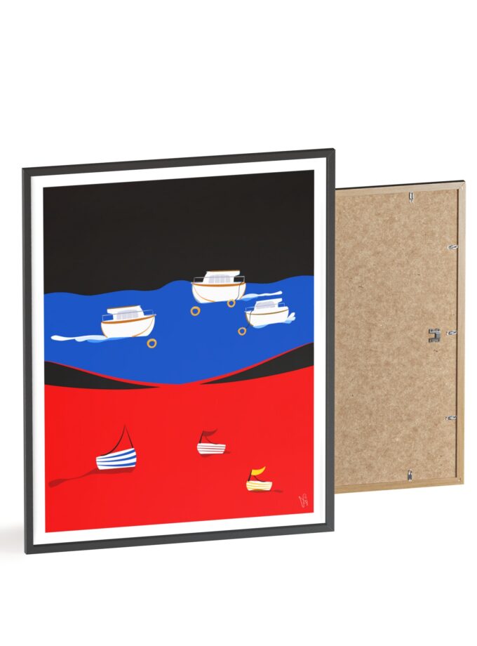 Two Worlds Poster, Framed