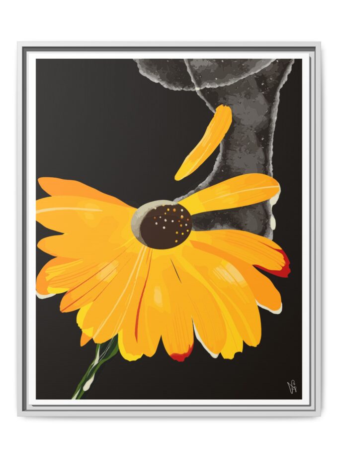 Defrozing Canvas, Framed