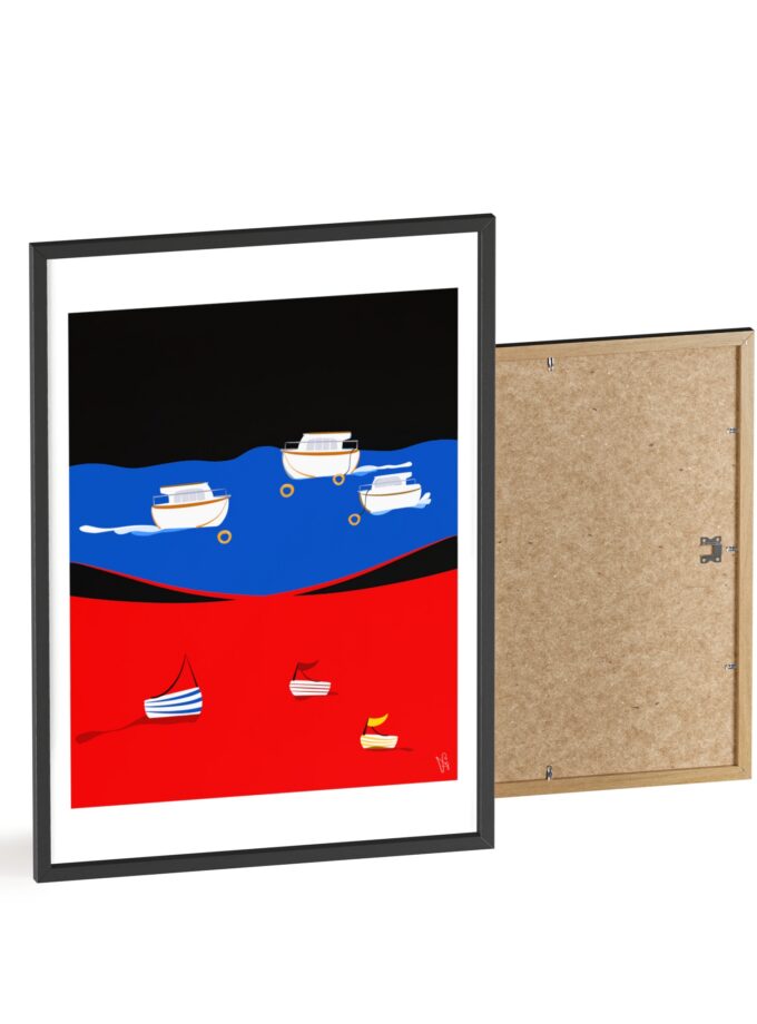 Two Worlds Poster, Framed