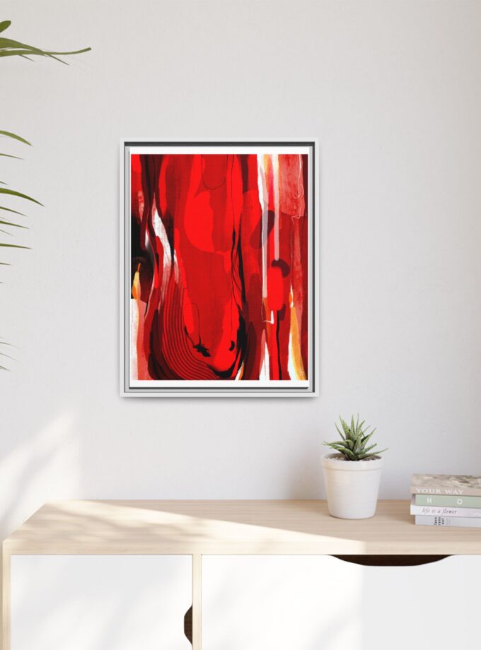 Dirty Work Canvas, Framed