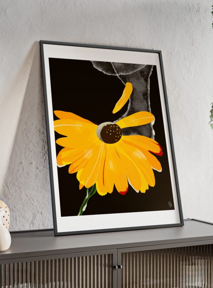 Defrozing Poster, Framed