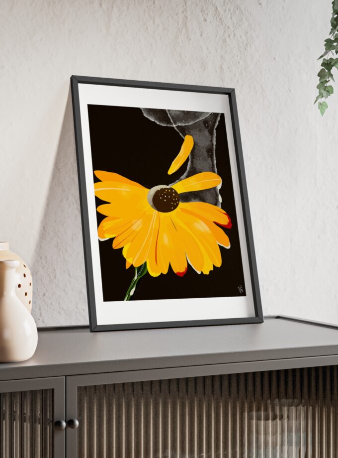 Defrozing Poster, Framed