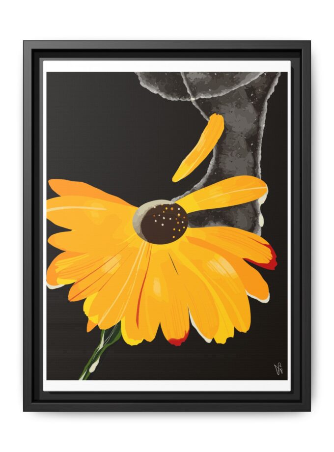 Defrozing Canvas, Framed