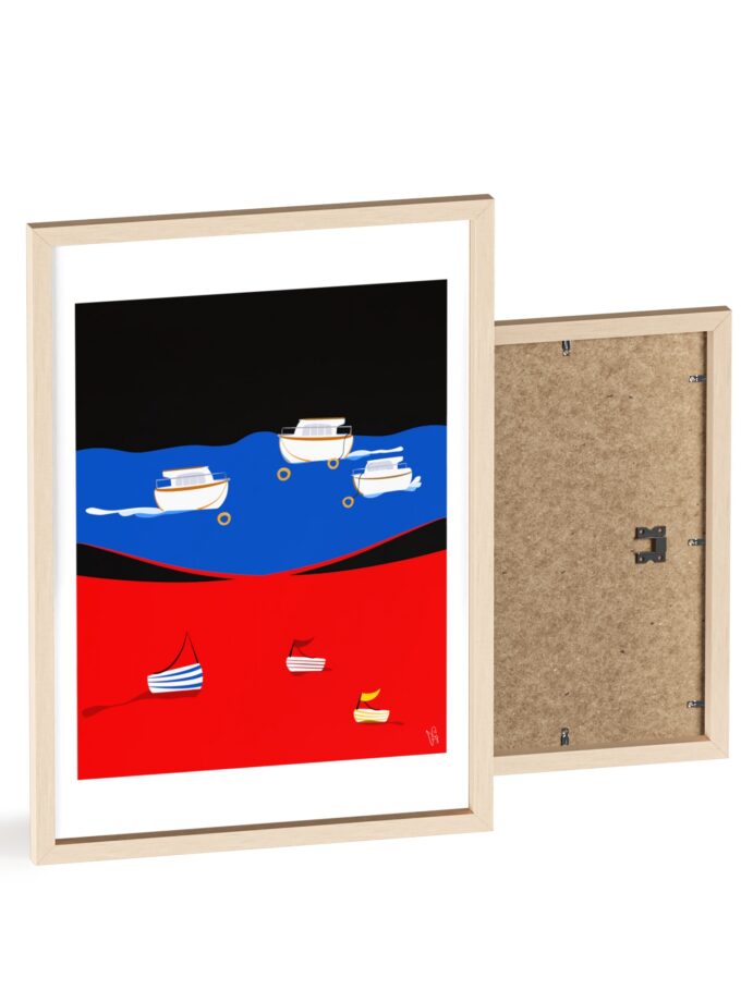 Two Worlds Poster, Framed