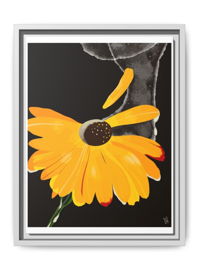 Defrozing Canvas, Framed