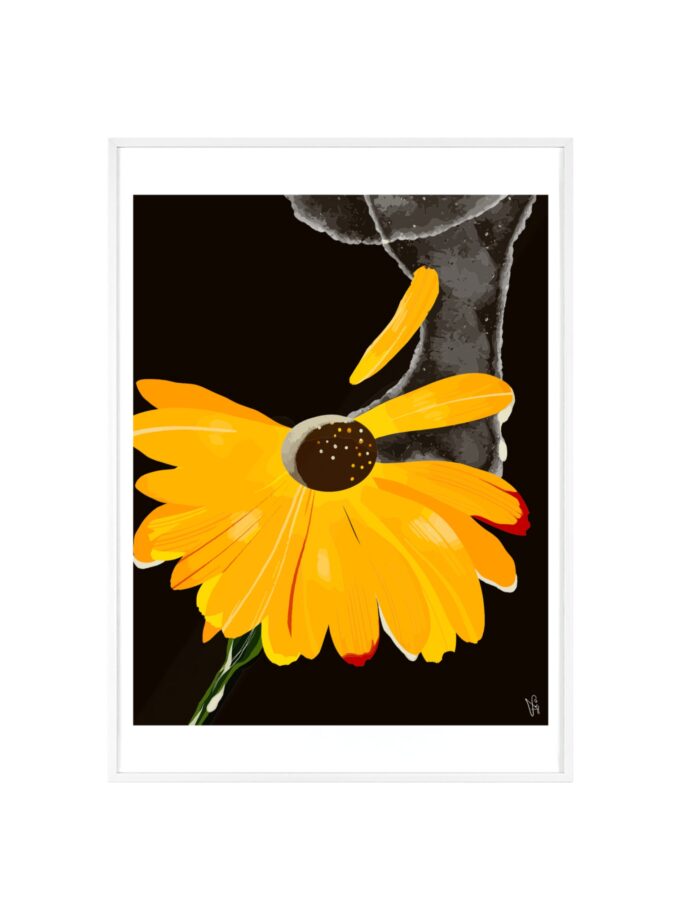 Defrozing Poster, Framed