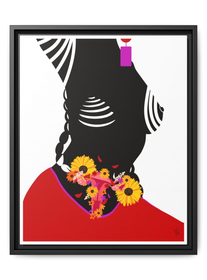 Coming Back Canvas, Framed