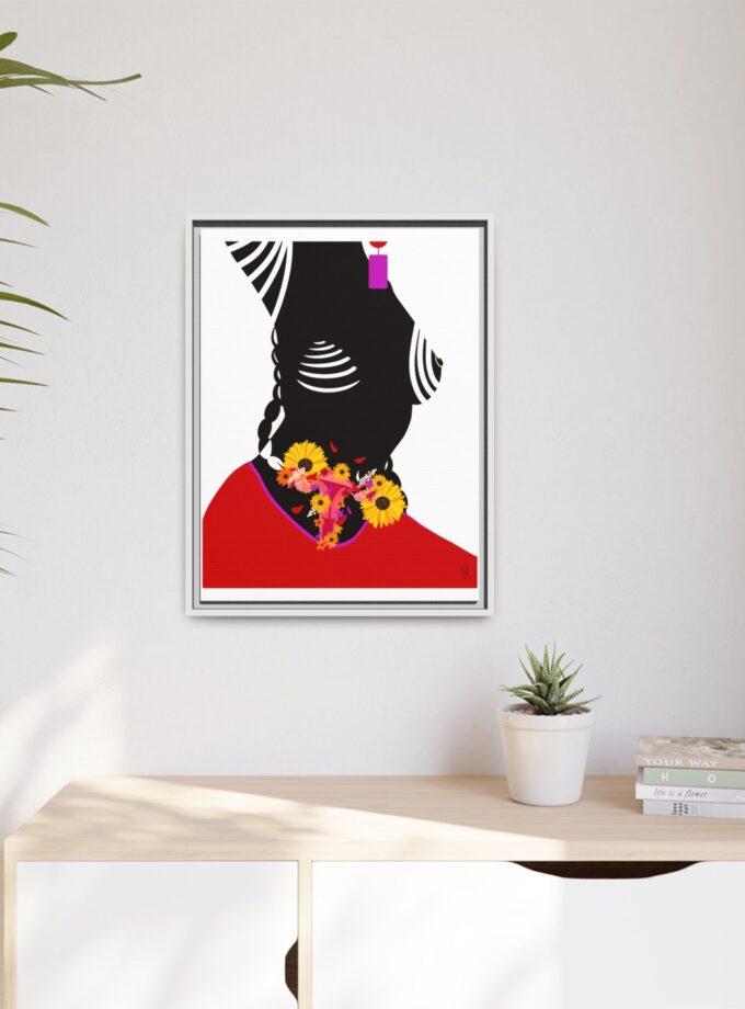 Coming Back Canvas, Framed