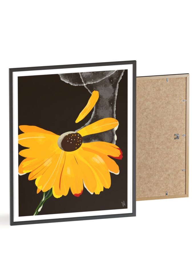 Defrozing Poster, Framed