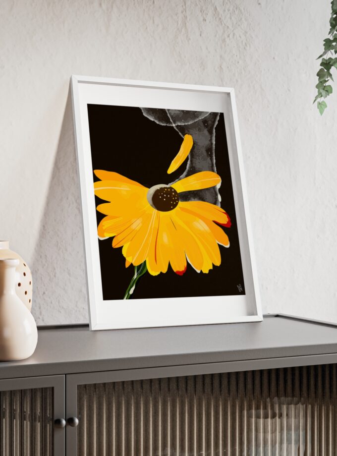 Defrozing Poster, Framed