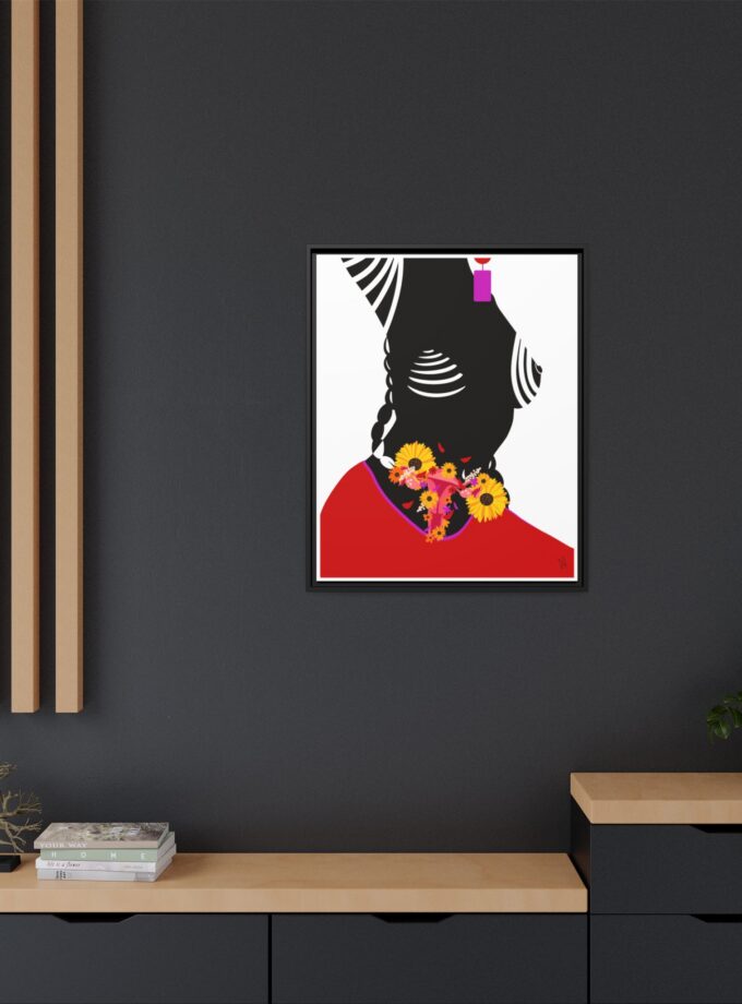 Coming Back Canvas, Framed