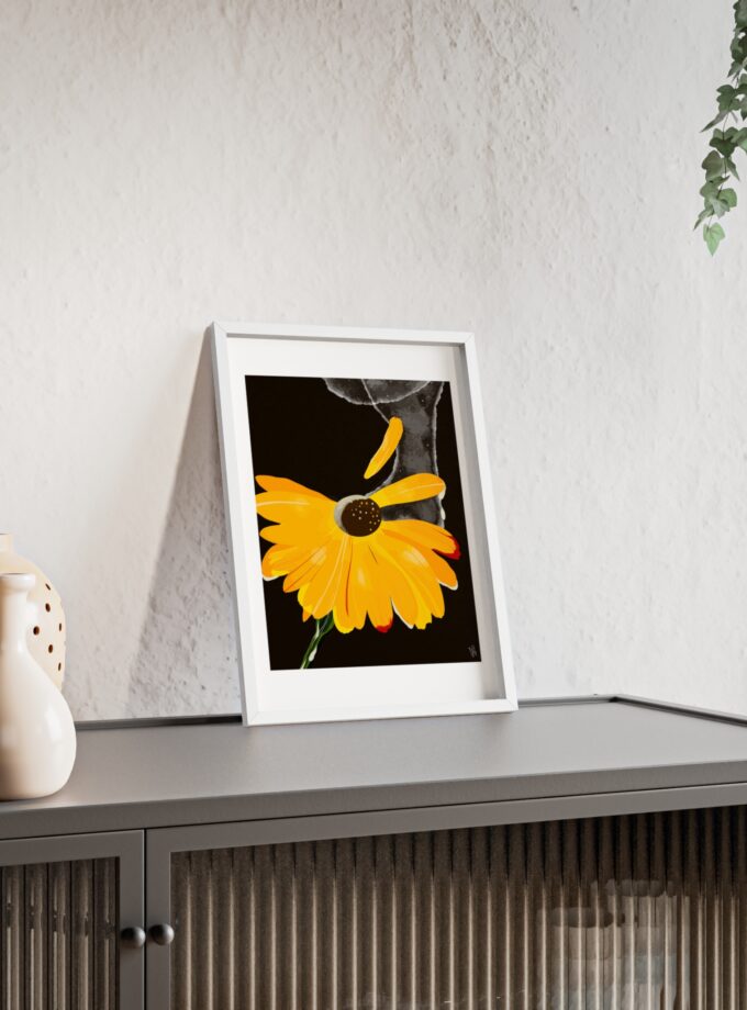 Defrozing Poster, Framed