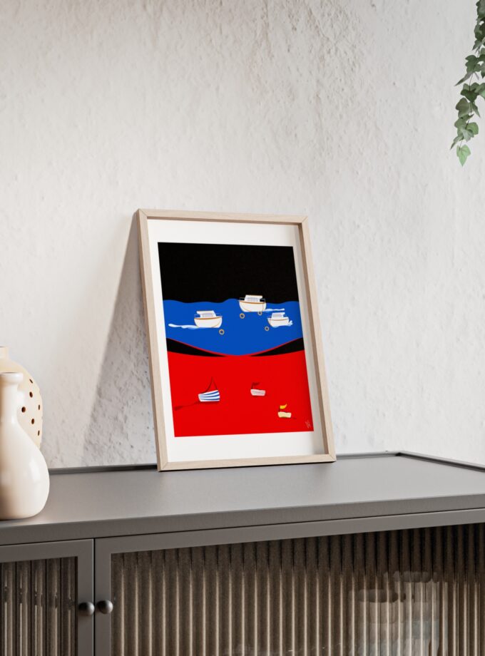 Two Worlds Poster, Framed