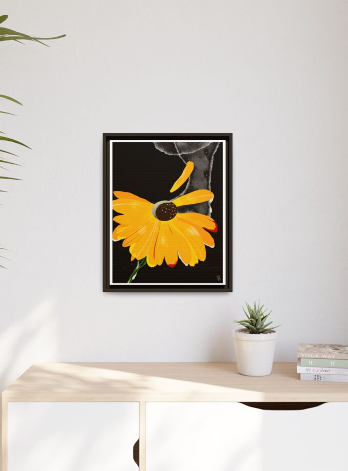 Defrozing Canvas, Framed