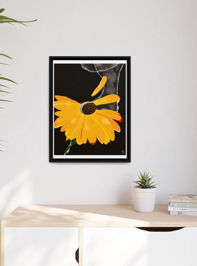 Defrozing Canvas, Framed