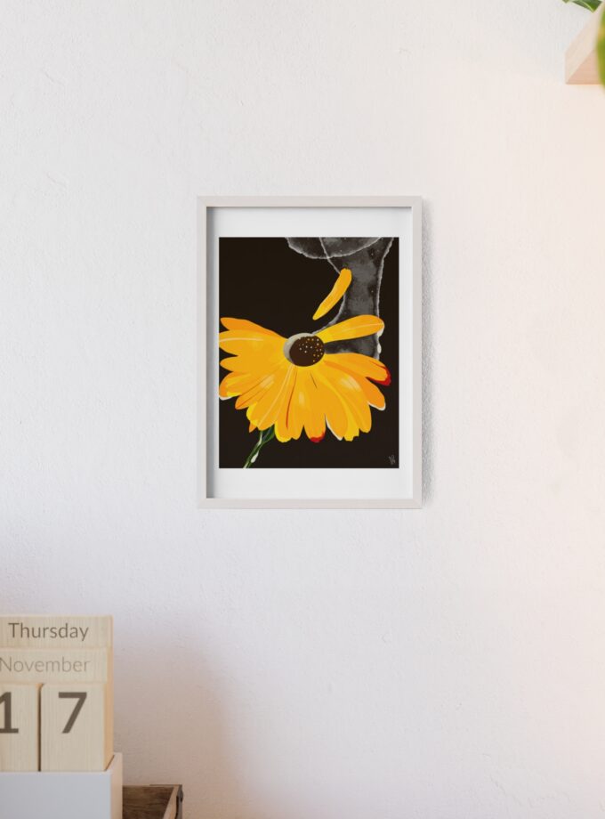 Defrozing Poster, Framed