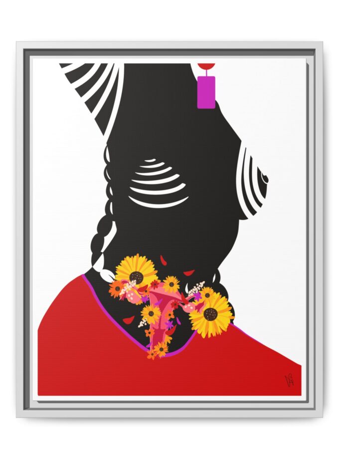 Coming Back Canvas, Framed