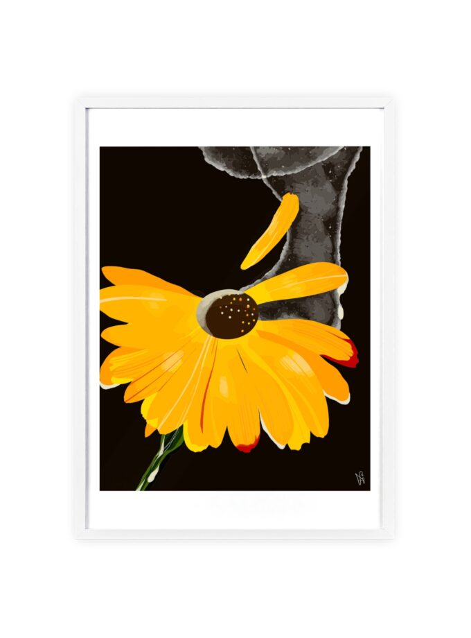 Defrozing Poster, Framed