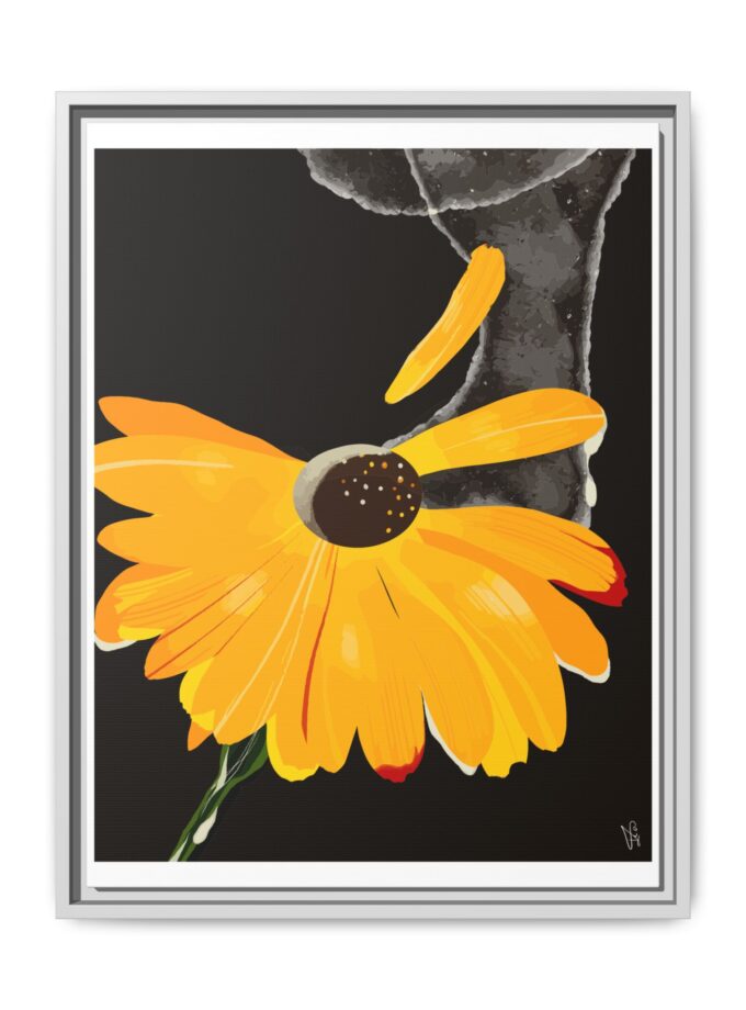 Defrozing Canvas, Framed