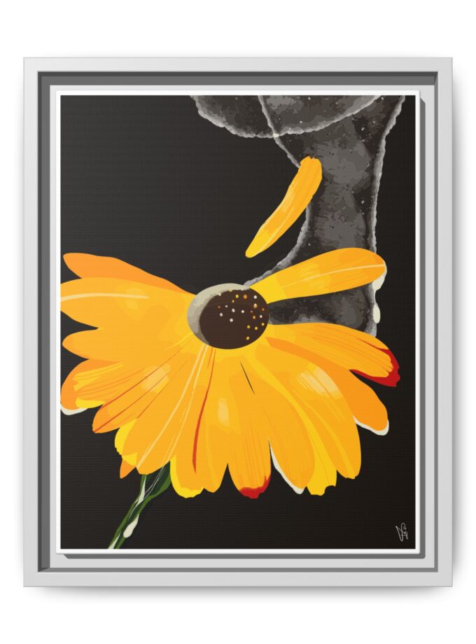 Defrozing Canvas, Framed