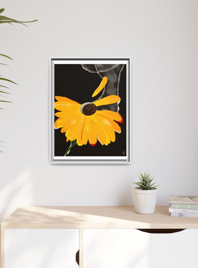 Defrozing Canvas, Framed