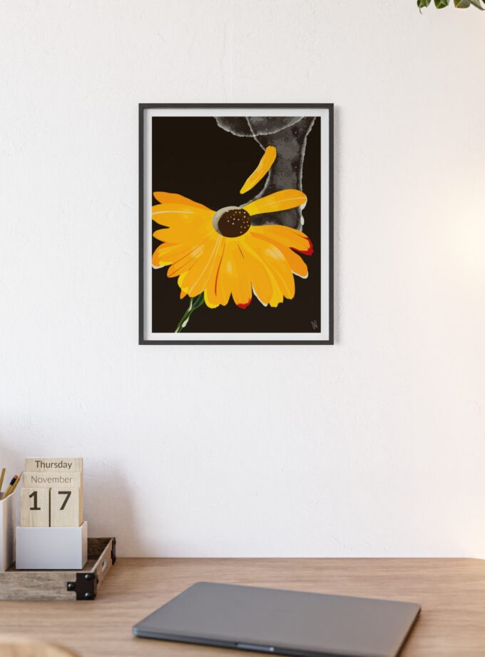 Defrozing Poster, Framed