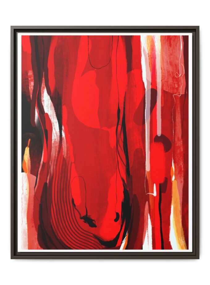 Dirty Work Canvas, Framed