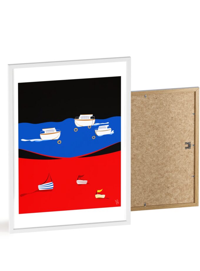 Two Worlds Poster, Framed